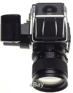 201 F Hasselblad Blue line camera Planar 2/110mm T f=110mm f2 6x6 E12 Back Grip