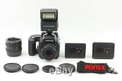 ALL MINT Set Pentax 645N + A 75mm f/2.8 Lens, 120 / 220 Back etc from JAPAN