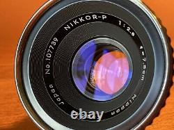 BRONICA S2A Camera Body + 75mm f/2.8 NIKKOR-P Lens + 2 Film Backs