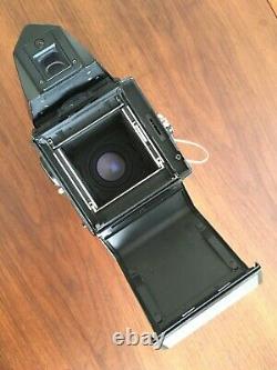 BRONICA SQ 6x6 with Zenzanon S 80mm f2.8 -PRISM FINDER- 2 X 220 Backs, BAG, FILM