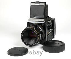BRONICA SQ-A with PS 80mm f/2.8 Lens / Waist Level Finder / Caps / 120 Back