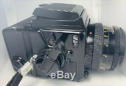 BRONICA SQ-Ai 6X6 CAMERA Complete PS80mm, Waist Viewer, 120 Back, EXCELLENT