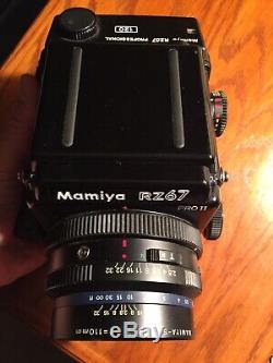 Beautiful Mamiya RZ67 Pro II with110mm F/2.8 WL Finder And 120 Film Back