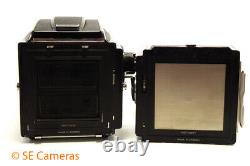 Black Hasselblad 501c Camera & Planar 80mm 2.8 T Lens, A12 Back Excellent