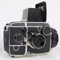 Bronica EC Medium Format 6x6 120 Film Camera + 75mm f/2.8 + Back + WLF BOXED