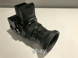 Bronica ETRS Kit, 120 film back, 150mm f3.5 Zenzanon MC lens, Waist Level