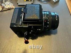 Bronica ETRSi 645 With 75mm F2.8 Lens +120 Back + Waist Level & AE Finders