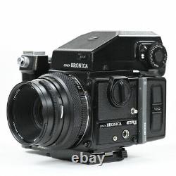 Bronica ETRSi Camera, 75mm F2.8 EII 120 RFH Back, AE-II Prism, Speed Grip E