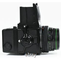 Bronica ETRSi Camera, 75mm f/2.8 EII 120 RFH Back + Waist Level Viewfinder