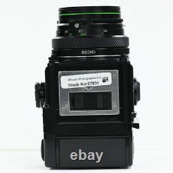 Bronica ETRSi Camera, 75mm f/2.8 EII 120 RFH Back + Waist Level Viewfinder