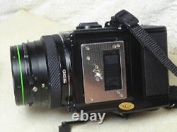 Bronica ETRSi Camera. Zenzanon EII 12.8 F=75mm Lens Waist Level Finder 120 Back