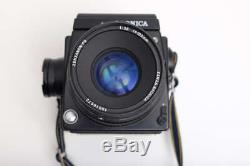 Bronica GS-1 6x7 Medium Format SLR Film Camera, WLF, 100mm f3.5 Lens & film back
