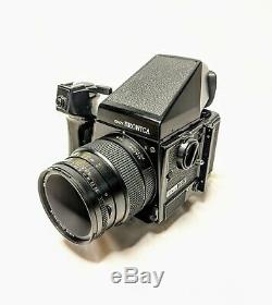 Bronica GS-1, Excellent +, with 110mm Macro Lens, Speed Grip, Prism & 120 Back