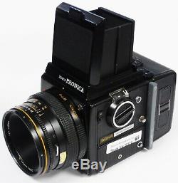 Bronica SQ-A 6x6 Medium Format Camera + 80mm f/2.8 S lens + 120 RFH Back + WLF