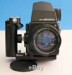 Bronica SQ-Ai, Meter Prism, 120 Back, Grip and Zenzanon-S 150mm