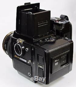 Bronica SQ-Am 6x6 Medium Format Camera + 80mm f/2.8 S Lens + 120 Film Back + WLF