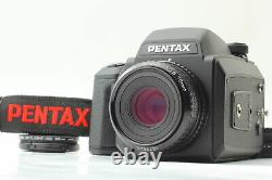 CLA'd Mint PENTAX 645 NII N II SMC A 75mm f/2.8 Lens 120 Film Back From JAPAN