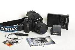 CONTAX 645 Medium Format Film Camera, Body, Back, Zeiss 80 f/2 lens + MORE
