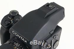 C Normal CONTAX 645 Camera withPlanar 80mm f/2 T Lens MF-1 MFB-1B 220 Back 5256
