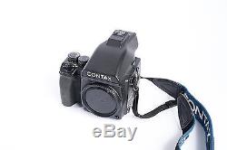 Contax 645 Film camera body /w MF-1 MFB-1 MFB-1A film back viewfinder