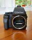 Contax 645 Medium Format Camera Body With Prism Finder And Film Back Exc++