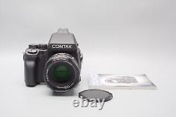 Contax 645 Medium Format Camera with Zeiss 80mm f2 Lens, AE Finder, MFB-1 Back