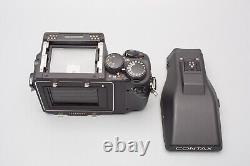 Contax 645 Medium Format Camera with Zeiss 80mm f2 Lens, AE Finder, MFB-1 Back