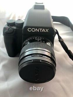 Contax 645 with Carl Zeiss Planar 2/80 lens, film back excellent condition
