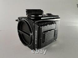 EXC+4 Hasselblad 500CM Black body and film back with Acute Matte D focus screen