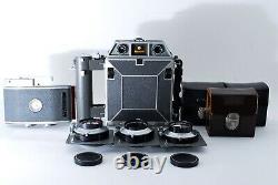 EXC 4 Horseman 970 medium camera with 6x7 back 75mm 105mm 150mm 3 Lens set Japan