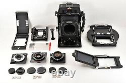 EXC+5 Horseman VH-R Topcon 65mm 90mm 150mm 6x9 Film Back Cam From Japan Z15Y