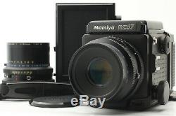 EXC+5 Mamiya RZ67 Pro with Sekor Z 127mm 50mm 120 Film back Polaroid From JAPAN
