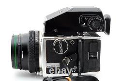 EXC+++++ Bronica ETR EII 75mm F/2.8 Lens AE-II finder 120 Film Back Japan