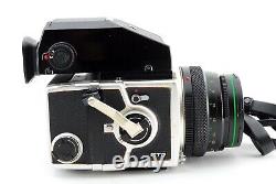EXC+++++ Bronica ETR EII 75mm F/2.8 Lens AE-II finder 120 Film Back Japan