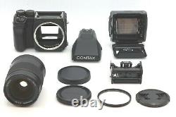 EXC+++++ Contax 645 with Carl Zeiss 45mm f2.8 Lens + 120/220 Film Back frm JAPAN