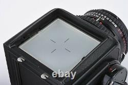 EXC+ HASSELBLAD 500CM withZEISS 80mm PLANAR T LENS, A12 BACK, WLF, CAP, TESTED