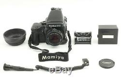 EXC++++ Mamiya 645 Pro TL 80mm F2.8 N Lens Winder Strap 120 Film Back JAPAN