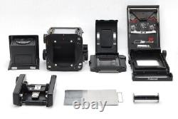 EXC +++++ Mamiya RZ67 Medium Format 6x7 Film Camera + 120 Film Back + Polaroid