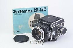 EXC++ ROLLEIFLEX SL66 with80mm F2.8, BACK, INSERT, WLF, MANUAL, VERY NICE, TESTED
