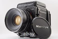 Exc+5 Mamiya RB67 Pro S + Sekor C 127mm f/3.8 + 120 Film Back + Cap From JPN