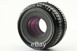 Exc+5 PENTAX 645N with SMC A 75mm f/2.8 Lens 120 Film back Strap From Japan 471