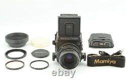 Exc+5 with Strap MAMIYA RB67 Pro S SEKOR C 90mm f3.8 with Hood 120 Film Back JAPAN