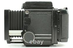 Exc+5 with Strap MAMIYA RB67 Pro S SEKOR C 90mm f3.8 with Hood 120 Film Back JAPAN