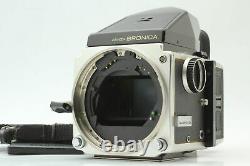 Exc+5 with Strap? Zenza Bronica ETR 645 6 x 4.5 Silver Body 120 Film Back JAPAN