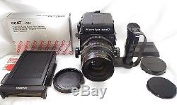 Exc+++! Mamiya RB67 Pro SD with K/L 90mm F3.5, Grip, Polaroid Back From Japan