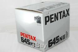 Excellent++ BOX Pentax 645NII Medium Format SLR Film with 120 film back #2645