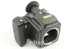 Excellent+++++ Pentax 645 + SMC A 55mm f/2.8 + 120 Film Back + Cap From Japan