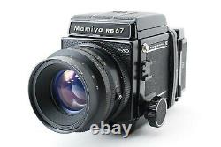 Exllent +5 Mamiya RB67 Pro SD + K/L 127mm f3.5 Lens + 120 Film Back JAPAN #301
