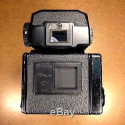 FILM TESTED Bronica ETRS Camera/AEII Finder/150mm Lens/120 Film Back/Cap