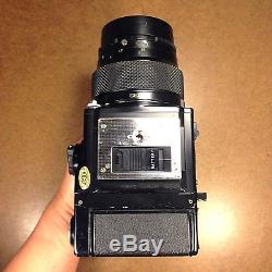 FILM TESTED Bronica ETRS Camera/AEII Finder/150mm Lens/120 Film Back/Cap